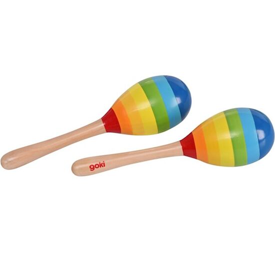 მუსიკალური ინსტრუმენტი GOKI MUSICAL INSTRUMENT MARACAS RAINBOW 61922GiMart.ge