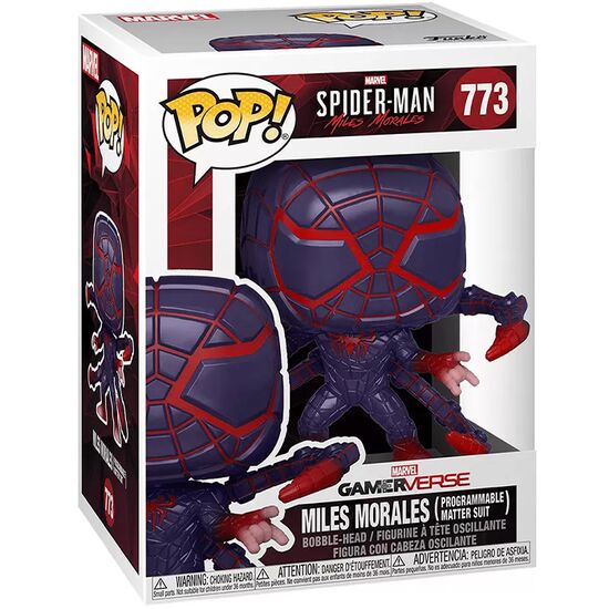 საკოლექციო ფიგურა FUNKO POP ! BOBBLE MARVEL GAMES MILES MORALES MILES PROGRAMMABLE MATTER SUIT FUN2549945iMart.ge