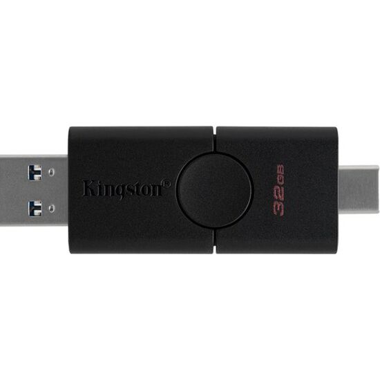 USB ფლეშ მეხსიერება KINGSTON USB FLASH DRIVE 32GB 32GB USB-A AND USB-C DUAL CONNECTOR FLASH DRIVE (DTDE/32GB)iMart.ge