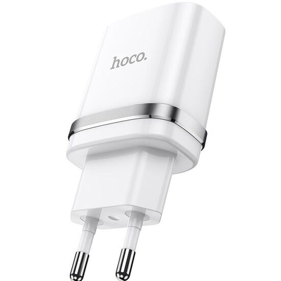 დამტენი HOCO WALL CHARGER N1 ARDENT SINGLE PORT CHARGER (EU) WHITE (6931474730923)iMart.ge