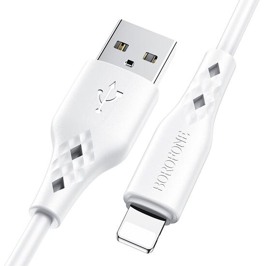 USB კაბელი BOROFONE BX48 WHITE 1 MiMart.ge