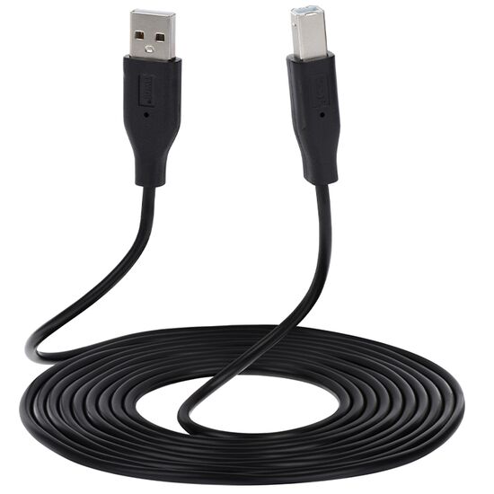 კაბელი 2E CABLE USB 2.0 (AM/BM) DSTP, 3 M, BLACK 2E-W-3169m3iMart.ge