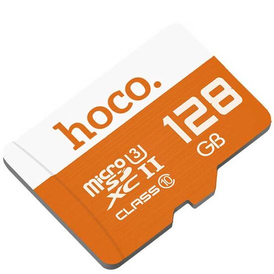 მეხსიერების ბარათი HOCO MICROSD 128GB CLASS10 U3 ORANGEiMart.ge