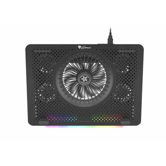 ნოუთბუქის გამაგრილებელი GENESIS HG-1678 LAPTOP COOLING PAD GENESIS OXID 450 RGB 15.6" 1 FAN, LED LIGHT, 1 USBiMart.ge