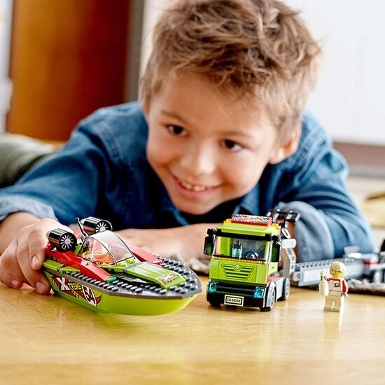 სათამაშო ლეგო LEGO CITY RACE BOAT TRANSPORTER 60254iMart.ge