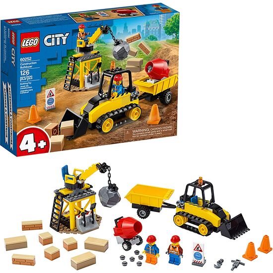 სათამაშო ბულდოზერის ლეგო LEGO CITY CONSTRUCTION BULLDOZER 60252iMart.ge