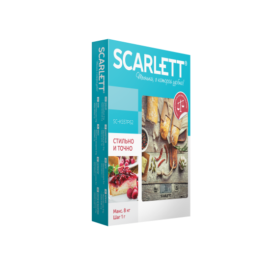 სამზარეულოს სასწორი SCARLETT SC-KS57P62iMart.ge