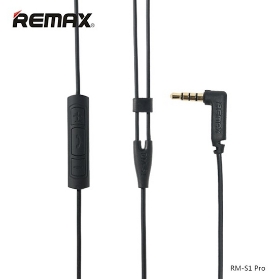ყურსასმენი REMAX RM-S1 PRO SPORY EARPHONE BLACKiMart.ge