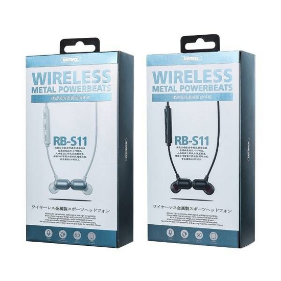 ყურსასმენი REMAX RB-S11WIRELESS METAL POWERBEATS WHITEiMart.ge