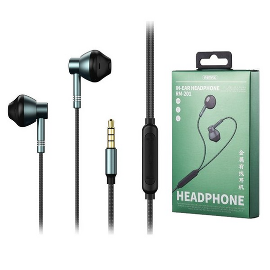 ყურსასმენი REMAX RM-201 IN-EAR HEADPHONE TRANISHiMart.ge