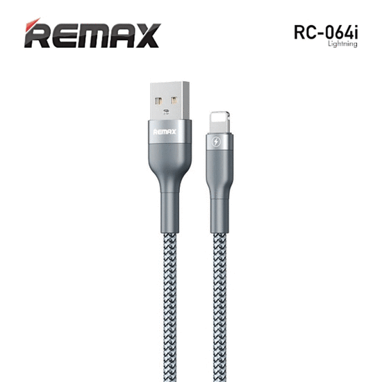 USB კაბელი REMAX RC-064i SURY2 SERIES CHARGING CABLE WHITE/SILVERiMart.ge