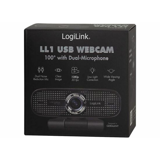 ვებ კამერა LOGILINK UA0378 CONFERENCE WEBCAM LL1 USB 2.0 HD 1920x1080 120°iMart.ge