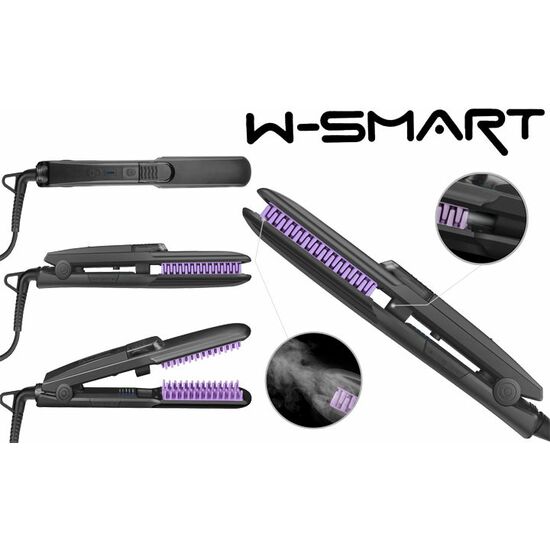 ინოვაციური თმის ორთქლის უთო W-SMART WS-8081 კომპლექტში კერატინის გამაჯანსაღებელი სპრეი და სარჭები!iMart.ge
