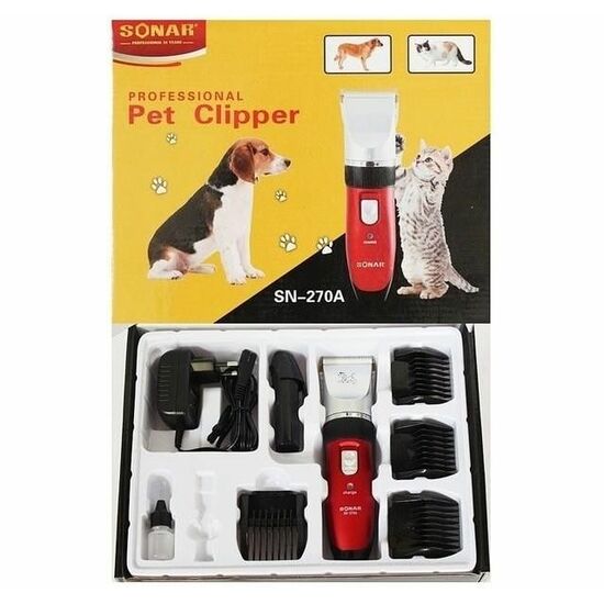 კატისა და ძაღლის ბეწვის საკრეჭი SONAR PROFESSIONAL PET CLIPPER SN-270AiMart.ge