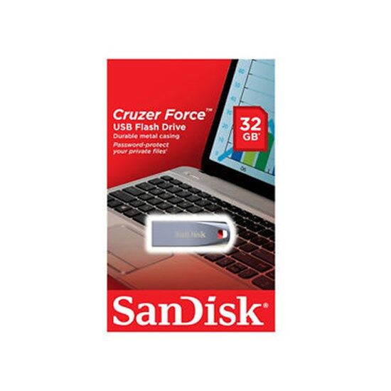 USB ფლეშ მეხსიერება SANDISK CRUZER FORCE SDCZ71-032G-B35 (32 GB)iMart.ge