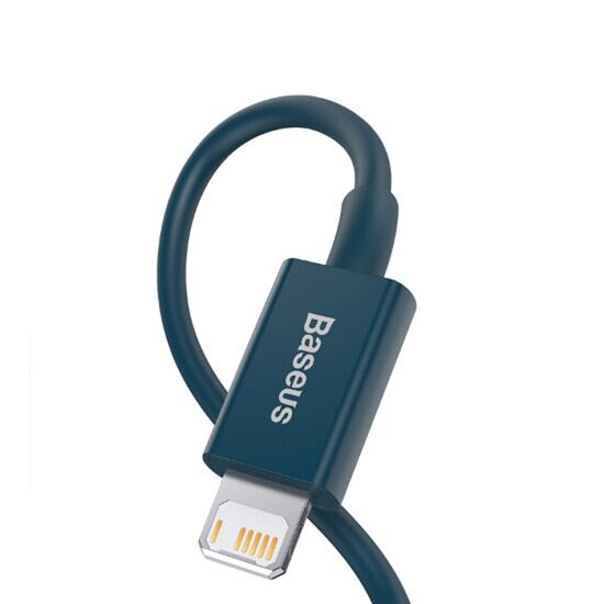 კაბელი BASEUS SUPERIOR SERIES FAST CHARGING USB DATA CABLE LIGHTNING 2.4A 2M CALYS-C03iMart.ge