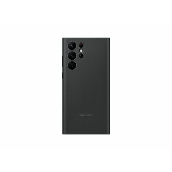მობილური ტელეფონის ქეისი SAMSUNG GALAXY S22 ULTRA SMART LED VIEW COVER BLACK (EF-NS908PBEGRU)iMart.ge