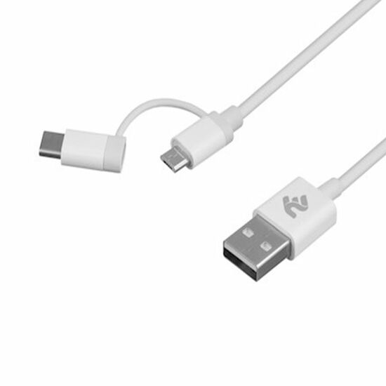 USB კაბელი 2E CCMTAB-WT CABLE TYPE C (1 M)iMart.ge