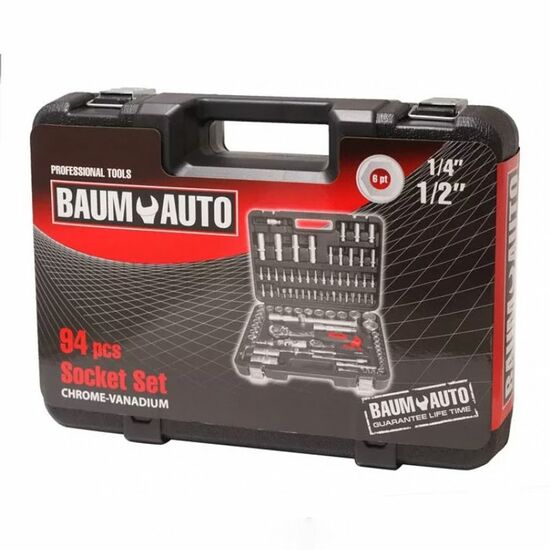 ავტომობილის ხელსაწყოების ნაკრები BAUMAUTO BM-4941-5 (94 ცალი)iMart.ge