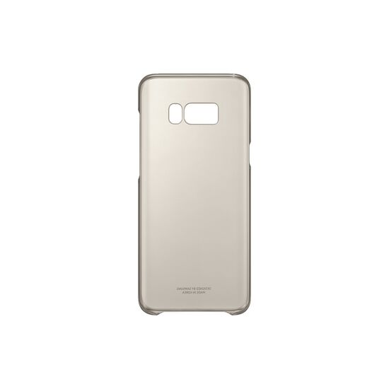 მობილური ტელეფონის ქეისი Samsung Galaxy S8+ Clear Cover Gold (EF-QG955CFEGRU)iMart.ge