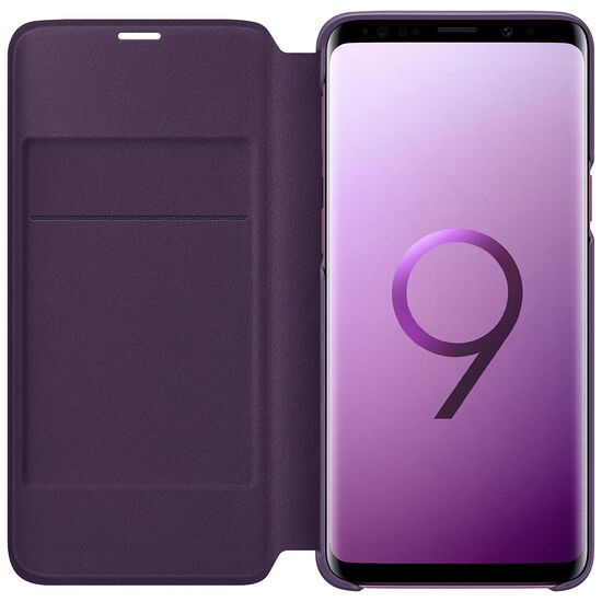 მობილური ტელეფონის ქეისი Samsung Galaxy S9 LED View Wallet Cover (EF-NG960PVEGRU) - PurpleiMart.ge