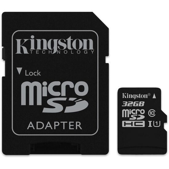 მეხსიერების ბარათი Kingston MicroSD Class 10 UHS-I 32GB (SDC10G2/32GB)iMart.ge