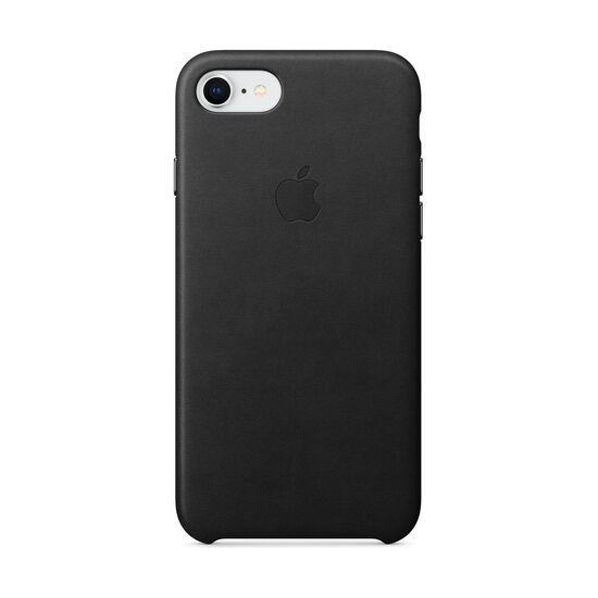 მობილური ტელეფონის ქეისი Apple iPhone 8 / 7 Leather Case - Black (MQH92ZM/A)iMart.ge