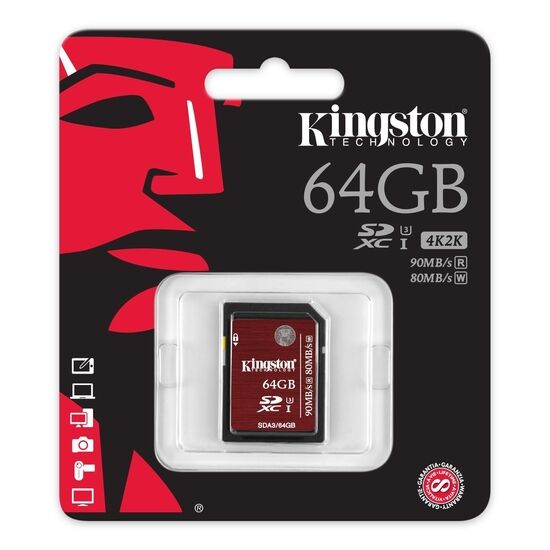 მეხსიერების ბარათი Kingston SDA3/64GBiMart.ge