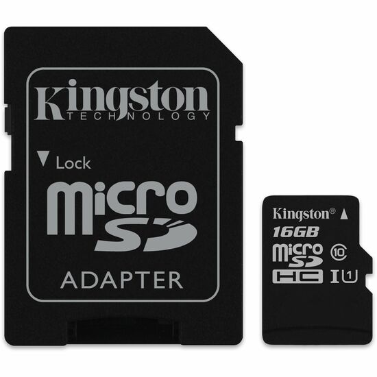 მეხსიერების ბარათი Kingston 16GB UHS-I U1 (SDCS16GB)iMart.ge
