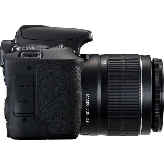 ციფრული ფოტოაპარატი Canon EOS 200D Black + Lens EF-S 18-55 DC IIIiMart.ge