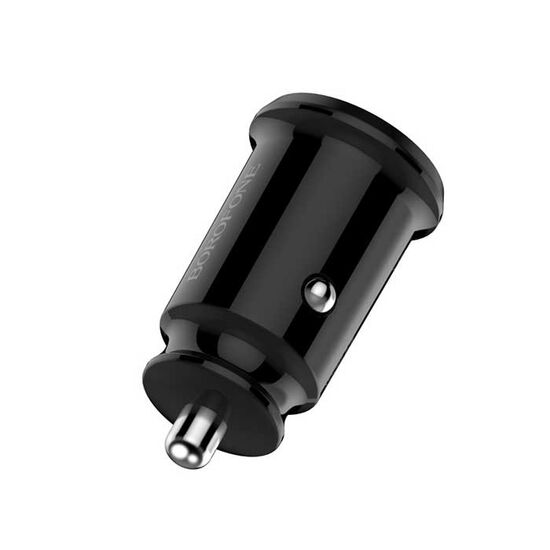 მანქანის დამტენი BOROFONE BZ8 MAXRIDE DUAL PORT CAR CHARGER BLACKiMart.ge