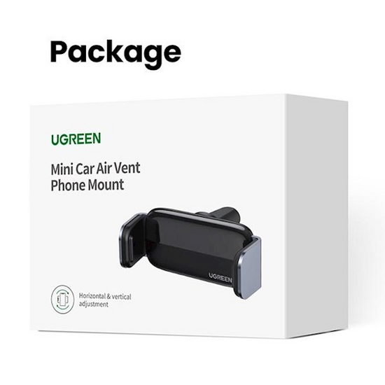 მობილურის სამაგრი UGREEN LP120 (10422) AIR VENT PHONE HOLDER GRAYiMart.ge