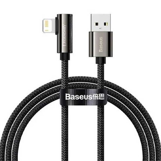 USB კაბელი BASEUS LEGEND SERIES ELBOW FAST CHARGING DATA CABLE USB TO LIGHTNING CALCS-01 (1 M)iMart.ge