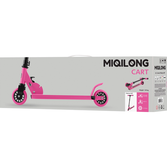 სკუტერი MIQILONG CART-100-PINKiMart.ge