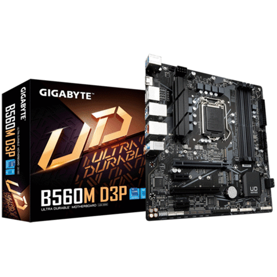 დედა დაფა GIGABYTE MOTHERBOARD B560M-D3P S1200 B560 4XDDR4iMart.ge