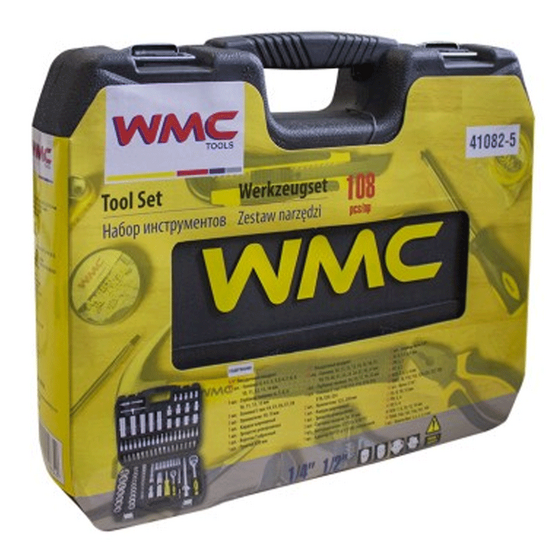 ავტომობილის ხელსაწყოების ნაკრები WMC TOOLS WMC-41082-5 (108 ცალი)iMart.ge