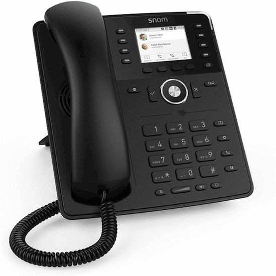 IP ტელეფონი SNOM 00004389 D735 GLOBAL DESK TELEPHONE LED, RJ45, POE IEEE, BLACKiMart.ge