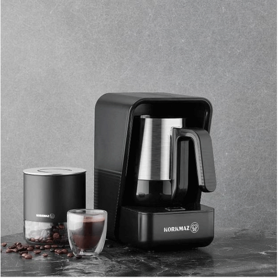 ნალექიანი ყავის აპარატი KORKMAZ A863 COFFEE MAKER BLACK (400 W)iMart.ge
