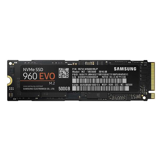 მყარი დისკი Samsung 960 EVO Series - 500GB NVMe - M.2 Internal SSD (MZ-V6E500BW)iMart.ge