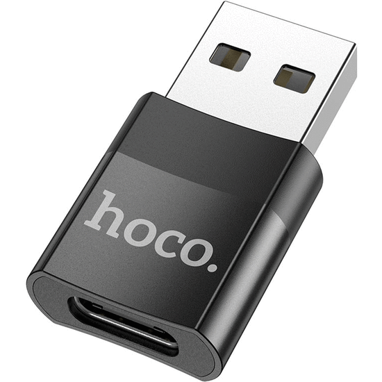 USB ადაპტერი HOCO UA17 TYPE-C MALE TO USB FEMALE USB3.0 BLACKiMart.ge