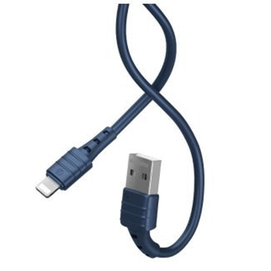 USB კაბელი REMAX RC-179I ZERON SERIES ELASTIC TPE 2.4A FAST CHARGING DATA CABLE USB TO LIGHTNING 1M 6954851239482iMart.ge