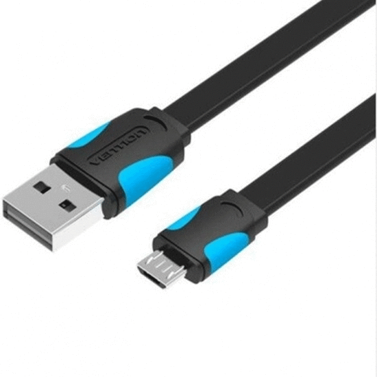 USB კაბელი VENTION COQBG USB 2.0 A MALE TO B MALE CABLE 1.5 M BLACKiMart.ge
