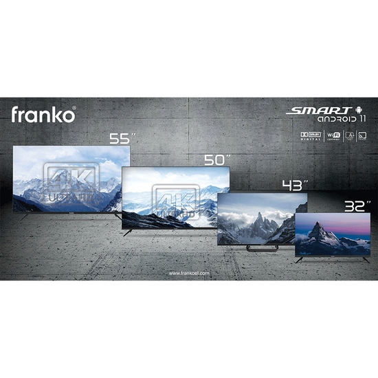 SMART ტელევიზორი FRANKO FTV-32SH1100 (32'', HD 1366 x 768)iMart.ge