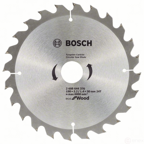 ხერხის პირი CIRCULAR SAW BLADE ECO WOOD 2608644377iMart.ge