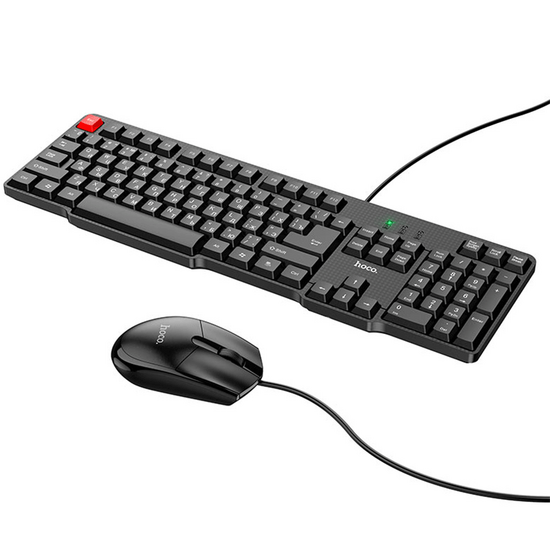 კლავიატურა და მაუსი HOCO GM16 BUSINESS KEYBOARD AND MOUSE SET (RUSSIAN VERSION)iMart.ge