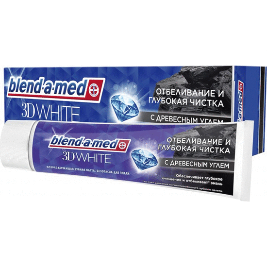 კბილის პასტა BLEND-A-MED BAM 3DWHITE CHARCOAL 100ML 8001841142937iMart.ge