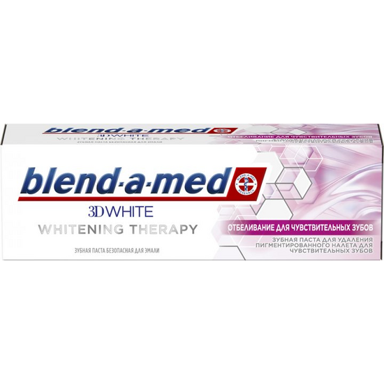კბილის პასტა BLEND-A-MED BAM 3DWHT THERAPY SENS 12x75ML 8001090743237iMart.ge