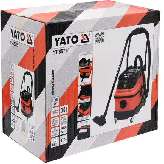მტვერსასრუტი YATO YT-85715 (1600 W, 30 L)iMart.ge
