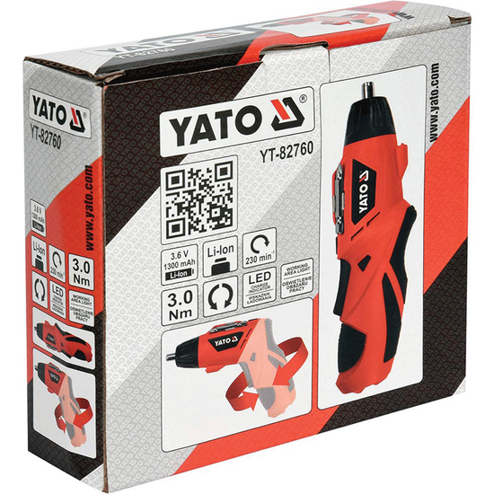 ხრახნდამჭერი აკუმულატორით YATO YT82760 (3.6 V)iMart.ge