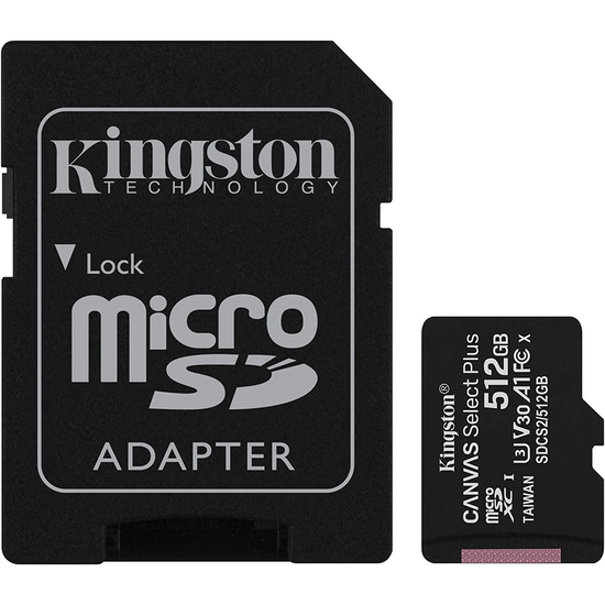 მეხსიერების ბარათი KINGSTON 512GB MICROSDXC SDCS2/512GBiMart.ge